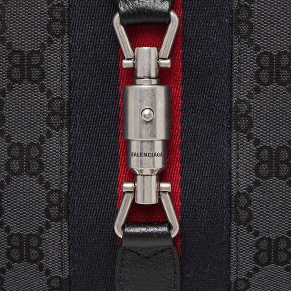 Balenciaga x Gucci Grey/Black Coated Canvas/Leather The Hacker Project 1961 M... - Picture 5 of 10